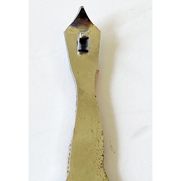 Vintage Bottle Opener Rainbow Trout Fish Red Metal Barware Japan Handheld - Picture 7 of 9